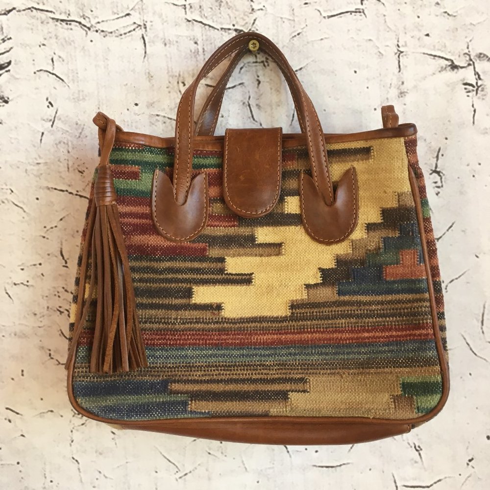 SOUTHWEST LEATHER PURSE